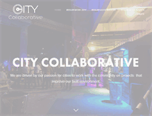 Tablet Screenshot of citycollaborative.org